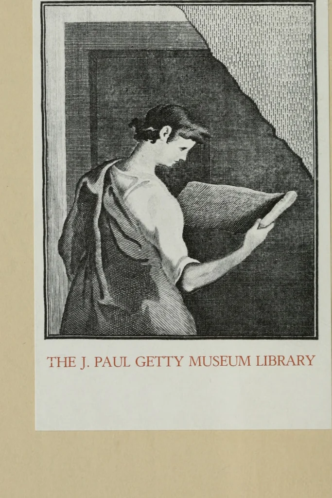 An illustration from Notice des tableaux exposés dans les galeries du Musée national du Louvre : 3e partie, école française, 1883, leaf 1