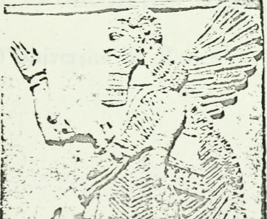 An illustration from Notice sur quelques monuments assyriens à l'Université de Zurich, 1912, leaf 2