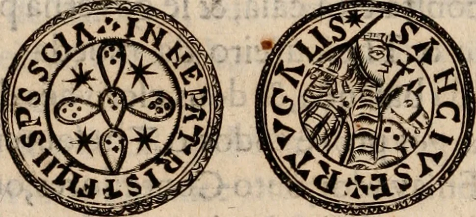 An illustration from Noticias de Portugal, offerecidas a el rey N.S. Dom Ioao o IV, 1655, leaf 191