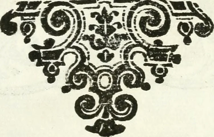 An illustration from Noticias fvnebres de las magestvosas exeqvias que hizo la felicissima Ciudad de Palermo, cabeça coronada de Sicilia en la mverte de Maria Lvysa de Borbon Nvestra Señora Reyna de las Españas de orden del excelentissimo Señor Dvqve de Vzeda, Virrey, y Capitan General deste Reyno, execvtada por el ilvstre D. Lvys Riggio, 1689, leaf 74