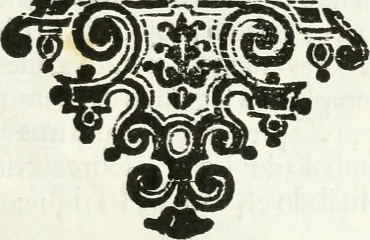 An illustration from Noticias fvnebres de las magestvosas exeqvias que hizo la felicissima Ciudad de Palermo, cabeça coronada de Sicilia en la mverte de Maria Lvysa de Borbon Nvestra Señora Reyna de las Españas de orden del excelentissimo Señor Dvqve de Vzeda, Virrey, y Capitan General deste Reyno, execvtada por el ilvstre D. Lvys Riggio, 1689, leaf 90