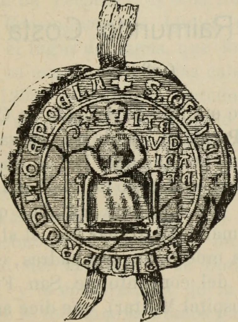 An illustration from Noticias historicas, 1889, leaf 226