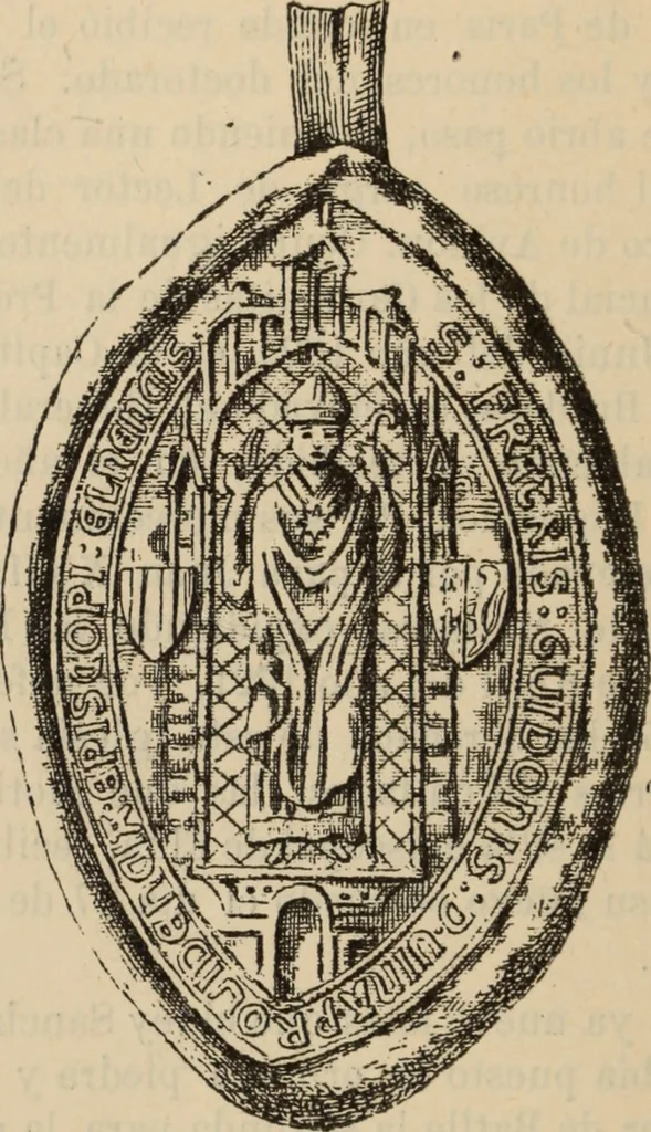 An illustration from Noticias historicas, 1889, leaf 243