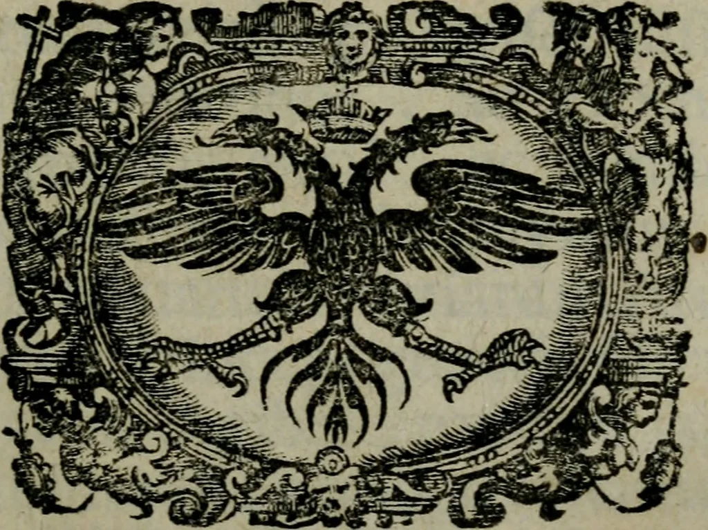 An illustration from Notitia conciliorvm sanctae ecclesiae : in qua elucidantur exactissimè tùm sacri Canones, tùm veteres, nouique Ecclesiae Ritus, tùm praecipuae partes Ecclesiasticae Historiae, 1669, leaf 4