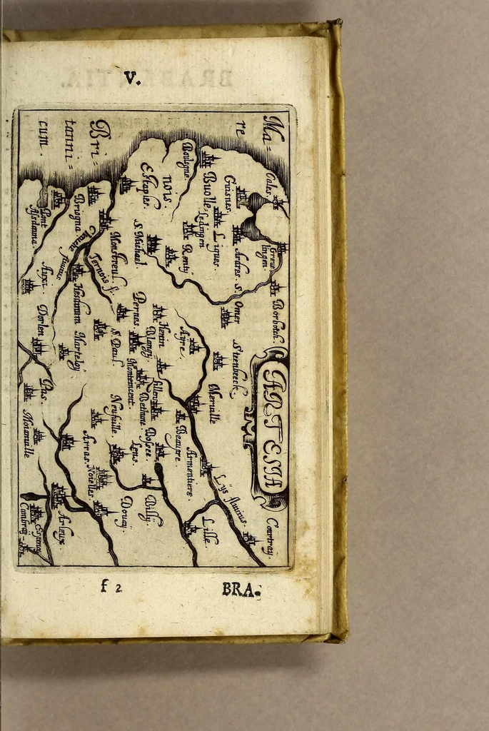 An illustration from Notitia S.R.I. principum. Genealogica & stemmatographica. Ad historiæ statúsque hodierni cognitionem plurimúm faciens. : Cui externorum item regum & principum aliquot similis cognitio accedit., 1658, leaf 607