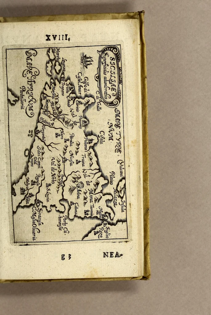 An illustration from Notitia S.R.I. principum. Genealogica & stemmatographica. Ad historiæ statúsque hodierni cognitionem plurimúm faciens. : Cui externorum item regum & principum aliquot similis cognitio accedit., 1658, leaf 633