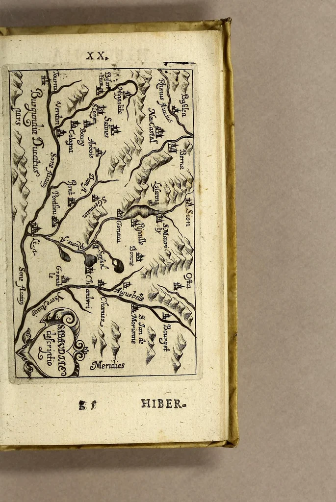 An illustration from Notitia S.R.I. principum. Genealogica & stemmatographica. Ad historiæ statúsque hodierni cognitionem plurimúm faciens. : Cui externorum item regum & principum aliquot similis cognitio accedit., 1658, leaf 637