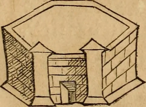 An illustration from Notitia vtraqve cvm orientis tvm occidentis vltra Arcadii Honoriiqve Cæsarvm tempora, illustre uetustatis monumentum, imò thesaurus prorsum incomparabilis : Præcedit aute D. Andreæ Alciati libellus, De magistratib. ciuilibusq; ac militaribus officijs, partim ex hac ipsa Notitia, partim aliunde desumptus : cvi succedit Descriptio urbis Romæ, quæ sub titulo Pub. Victoris circumfertur : & altera urbis Constantinopolitanæ incerto autore, nunquã antehac typis excusa, imperialium uidelicet ac primariaru sedium utriusq reipub : svbiungitur Notitiis uetustus liber De rebvs bellicis ad Theodosium Aug & filios eius Arcadium atq; Honorium, ut uidetur, scriptus incerto autore : item, ne quid de antiquo exemplari omitteretur, Disputatio Adriani Aug. & Epicteti philosophi, 1552, leaf 157