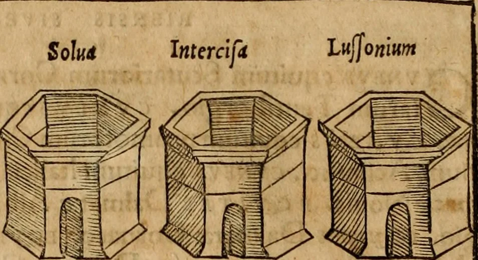 An illustration from Notitia vtraqve cvm orientis tvm occidentis vltra Arcadii Honoriiqve Cæsarvm tempora, illustre uetustatis monumentum, imò thesaurus prorsum incomparabilis : Præcedit aute D. Andreæ Alciati libellus, De magistratib. ciuilibusq; ac militaribus officijs, partim ex hac ipsa Notitia, partim aliunde desumptus : cvi succedit Descriptio urbis Romæ, quæ sub titulo Pub. Victoris circumfertur : & altera urbis Constantinopolitanæ incerto autore, nunquã antehac typis excusa, imperialium uidelicet ac primariaru sedium utriusq reipub : svbiungitur Notitiis uetustus liber De rebvs bellicis ad Theodosium Aug & filios eius Arcadium atq; Honorium, ut uidetur, scriptus incerto autore : item, ne quid de antiquo exemplari omitteretur, Disputatio Adriani Aug. & Epicteti philosophi, 1552, leaf 173