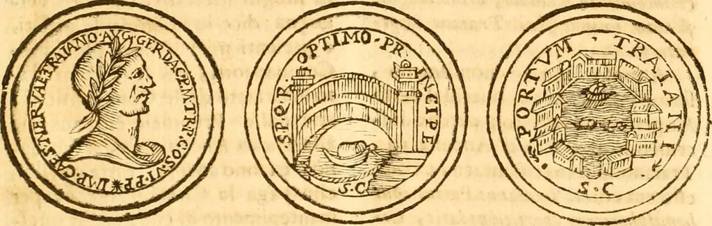 An illustration from Notitie historiche della citta d'Ancona : gia termine dell' antico regno d'Italia con diuersi auuenimenti nella Marca Anconitana, & in detto regno accaduti, 1675, leaf 44