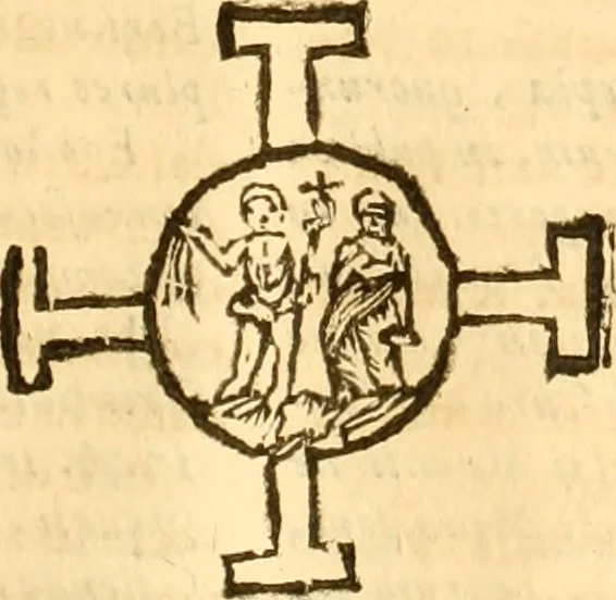 An illustration from Notitie historiche della citta d'Ancona : gia termine dell' antico regno d'Italia con diuersi auuenimenti nella Marca Anconitana, & in detto regno accaduti, 1675, leaf 492