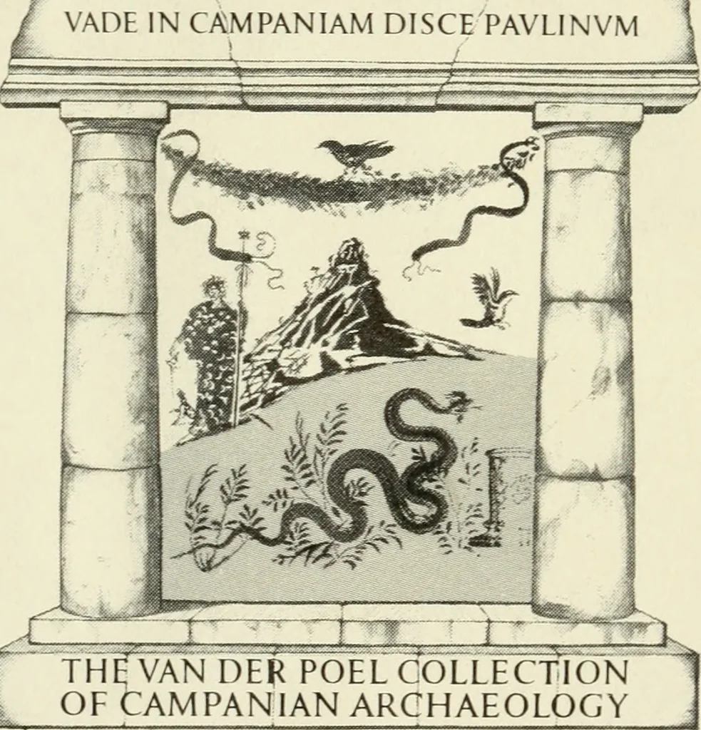 An illustration from Notizie del memorabile scoprimento dell'antica città Ercolano, vicina a Napoli : del suo famoso teatro, templi, edifizj, statue, pitture, marmi scritti e di altri insigni monvmenti, avute per lettera da varj celebri letterati ... : aggiunta la statua equestre di marmo ... : ed una dissertazione sopra la mensa sacra degli ercolanesi scritta con lettere etrusche, 1748, leaf 1