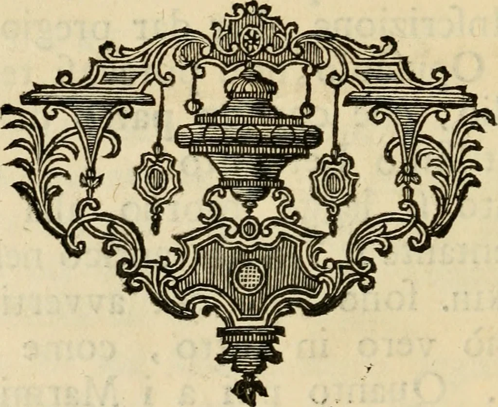 An illustration from Notizie del memorabile scoprimento dell'antica città Ercolano, vicina a Napoli : del suo famoso teatro, templi, edifizj, statue, pitture, marmi scritti e di altri insigni monvmenti, avute per lettera da varj celebri letterati ... : aggiunta la statua equestre di marmo ... : ed una dissertazione sopra la mensa sacra degli ercolanesi scritta con lettere etrusche, 1748, leaf 27