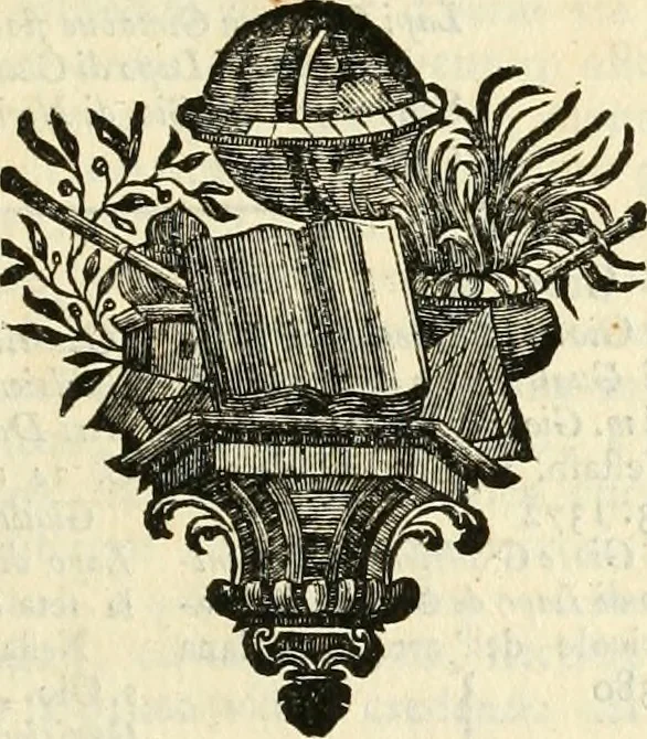 An illustration from Notizie de' professori del disegno da Cimabue in qua, 1768, leaf 42
