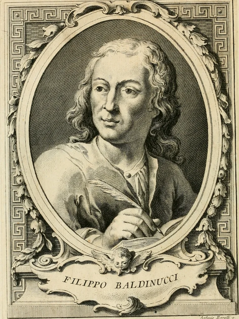 An illustration from Notizie de' professori del disegno da Cimabue in qua, 1768, leaf 7
