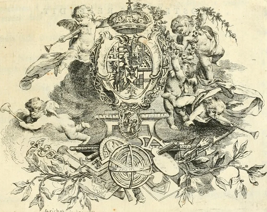 An illustration from Notizie de' professori del disegno da Cimabue in qua, 1768, leaf 8
