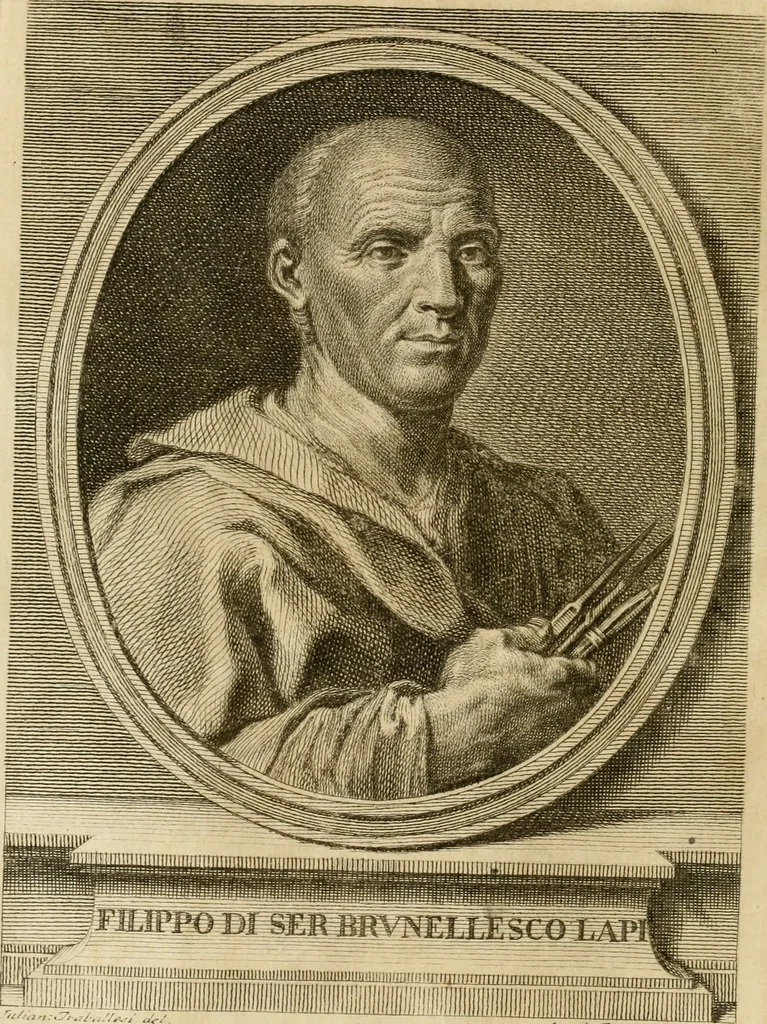 An illustration from Notizie de' professori del disegno da Cimabue in qua, 1768, leaf 7
