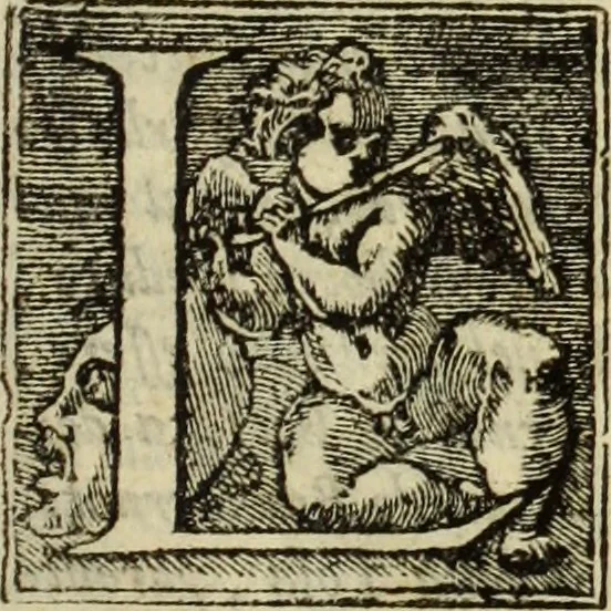 An illustration from Notizie de' professori del disegno da Cimabve in qva, per le quali si dimostra come, e per chi le bell'arti di pittura, scultura, e architettura lasciata la rozzezza delle maniere greca, e gottica, si siano in questi secoli ridotte all' antica loro perfezione, 1681, leaf 12