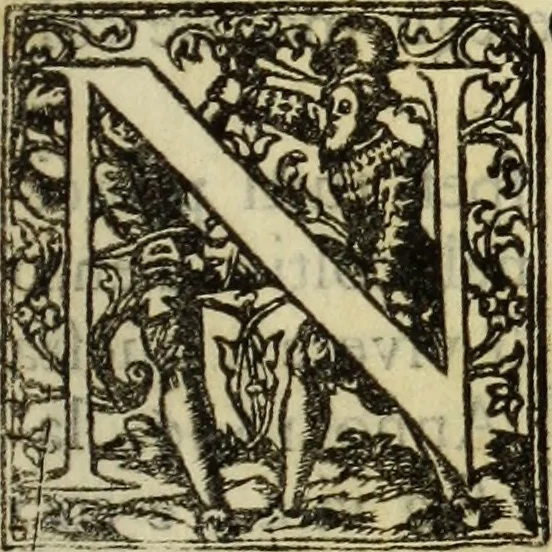 An illustration from Notizie de' professori del disegno da Cimabve in qva, per le quali si dimostra come, e per chi le bell'arti di pittura, scultura, e architettura lasciata la rozzezza delle maniere greca, e gottica, si siano in questi secoli ridotte all' antica loro perfezione, 1681, leaf 8