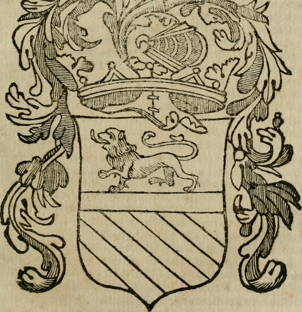 An illustration from Notizie di nobiltà, 1672, leaf 236