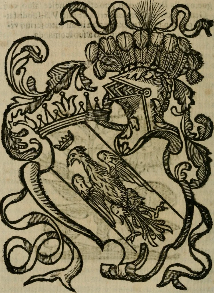 An illustration from Notizie di nobiltà, 1672, leaf 241