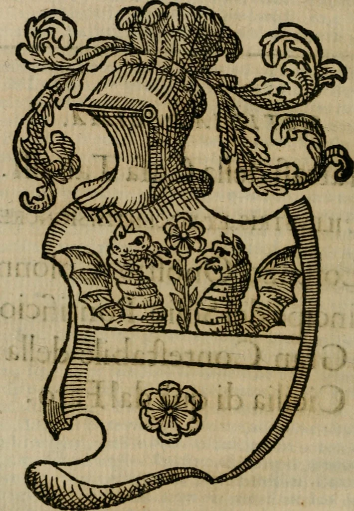 An illustration from Notizie di nobiltà, 1672, leaf 281
