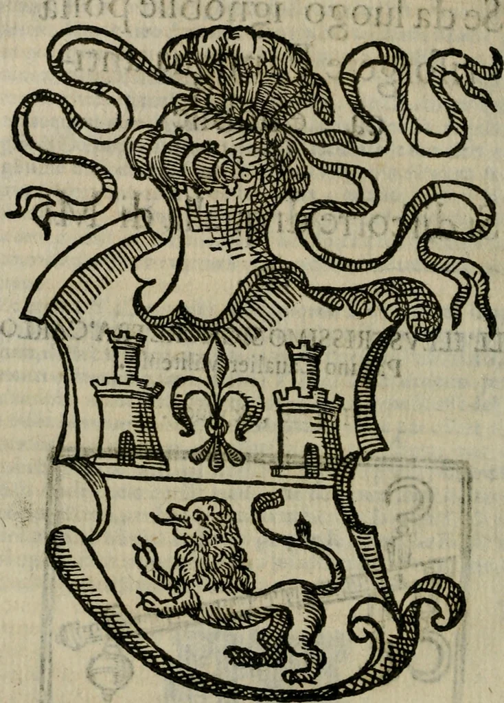 An illustration from Notizie di nobiltà, 1672, leaf 291