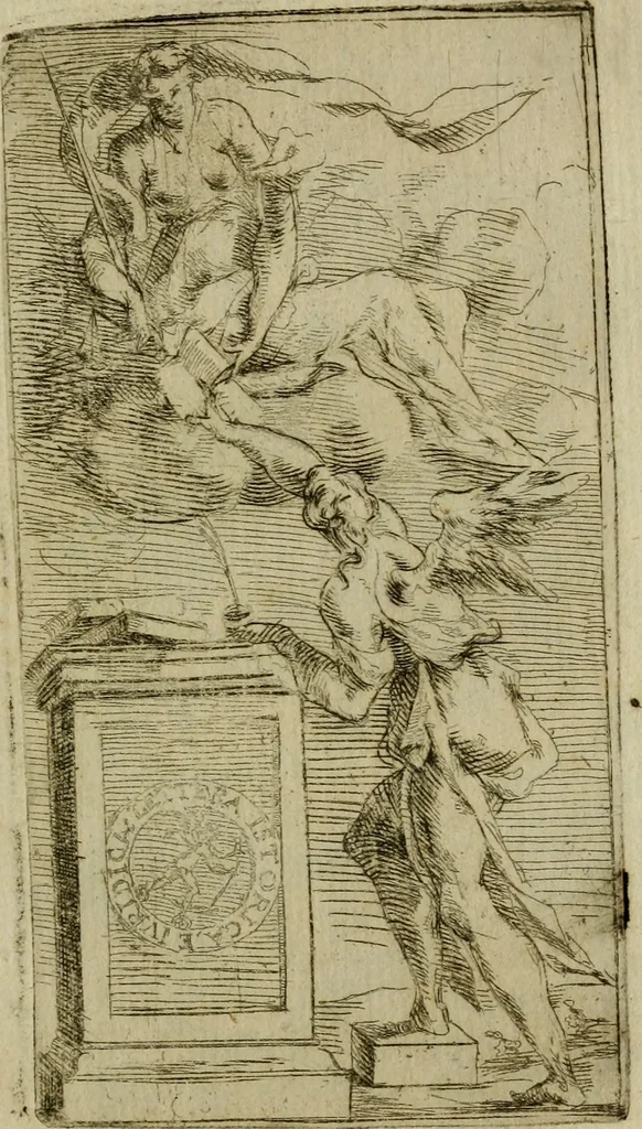 An illustration from Notizie di nobiltà, 1672, leaf 308
