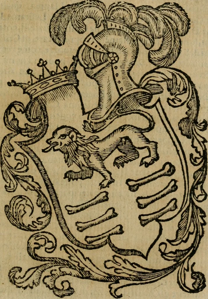 An illustration from Notizie di nobiltà, 1672, leaf 310