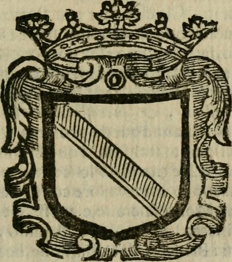 An illustration from Notizie di nobiltà, 1672, leaf 390