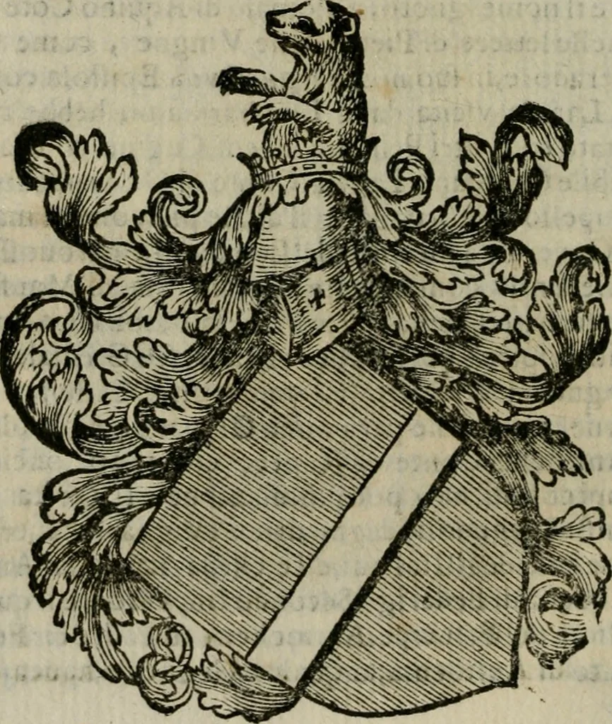An illustration from Notizie di nobiltà, 1672, leaf 53