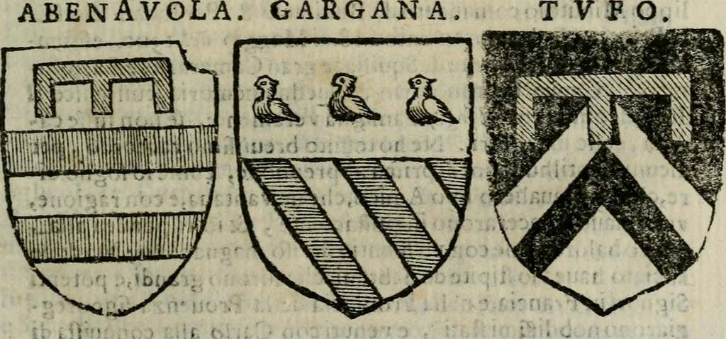 An illustration from Notizie di nobiltà, 1672, leaf 54