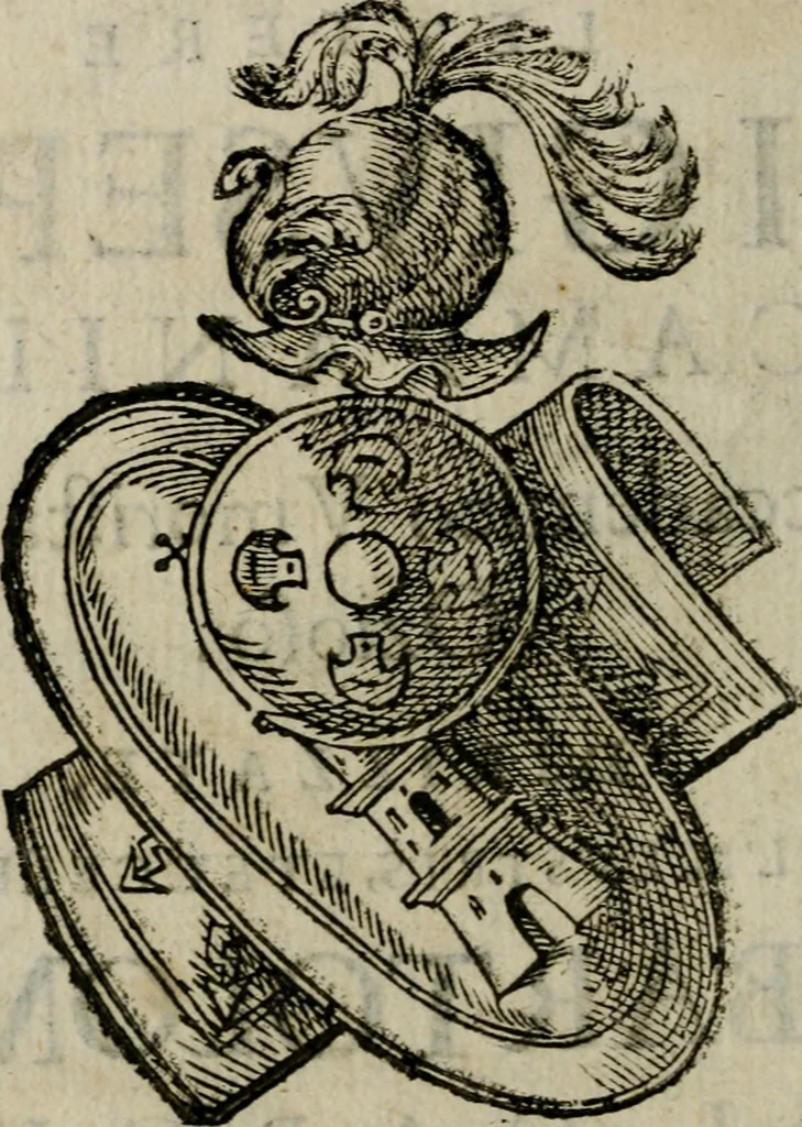 An illustration from Notizie di nobiltà, 1672, leaf 7