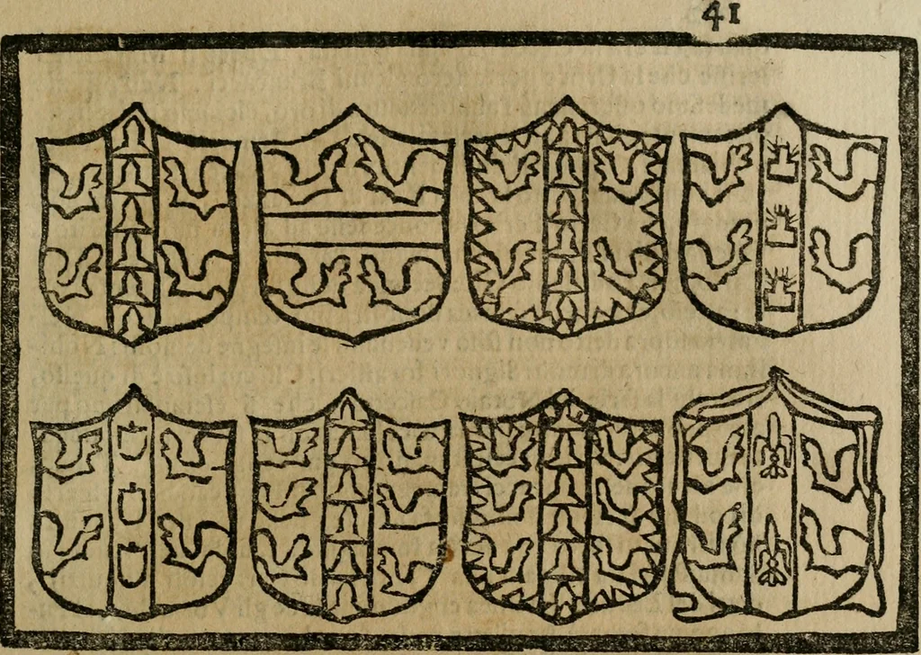 An illustration from Notizie di nobiltà, 1672, leaf 80