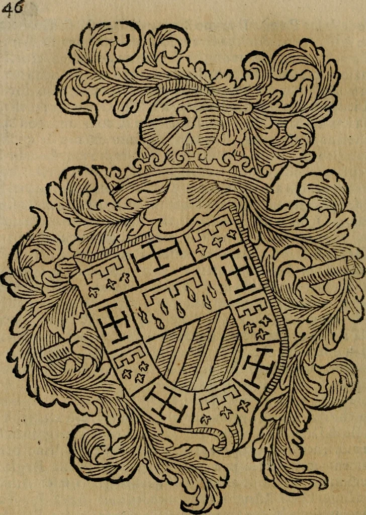 An illustration from Notizie di nobiltà, 1672, leaf 85