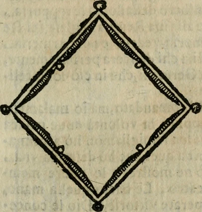 An illustration from Notizie di nobiltà, 1672, leaf 92