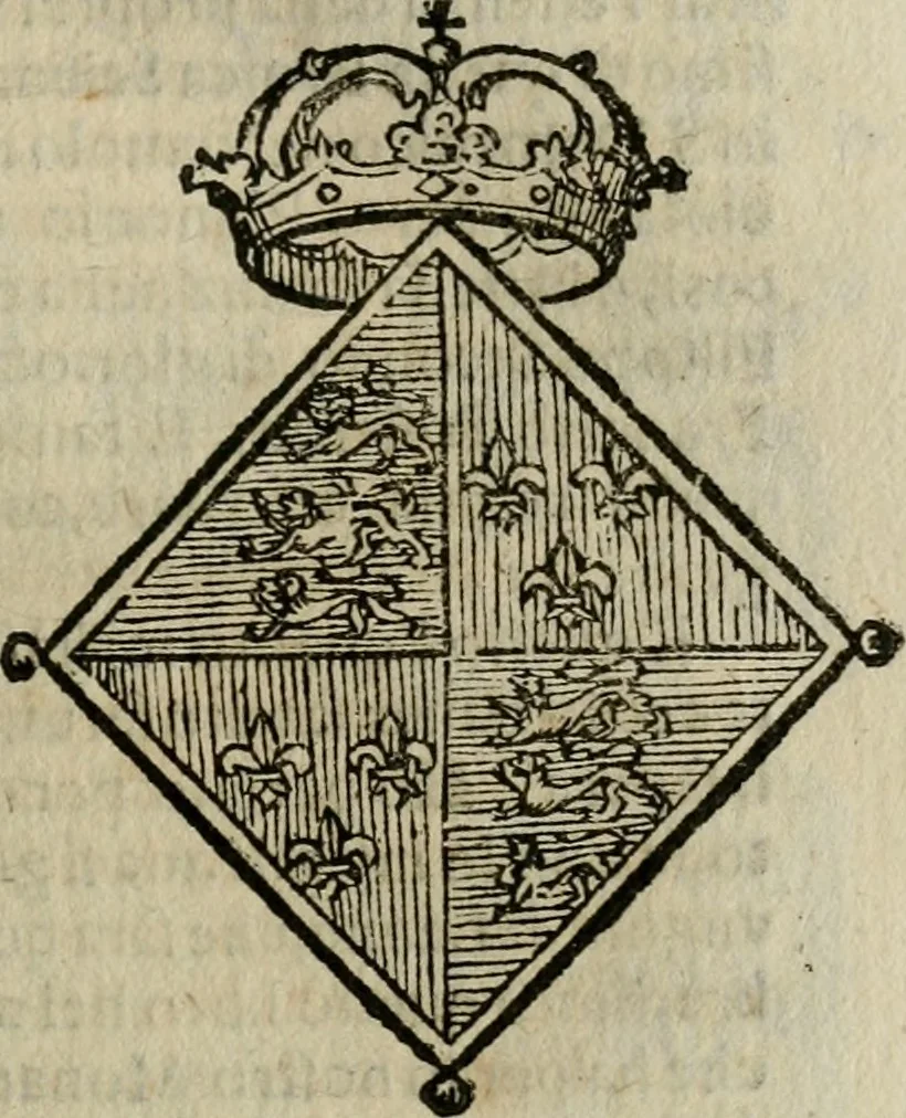 An illustration from Notizie di nobiltà, 1672, leaf 92