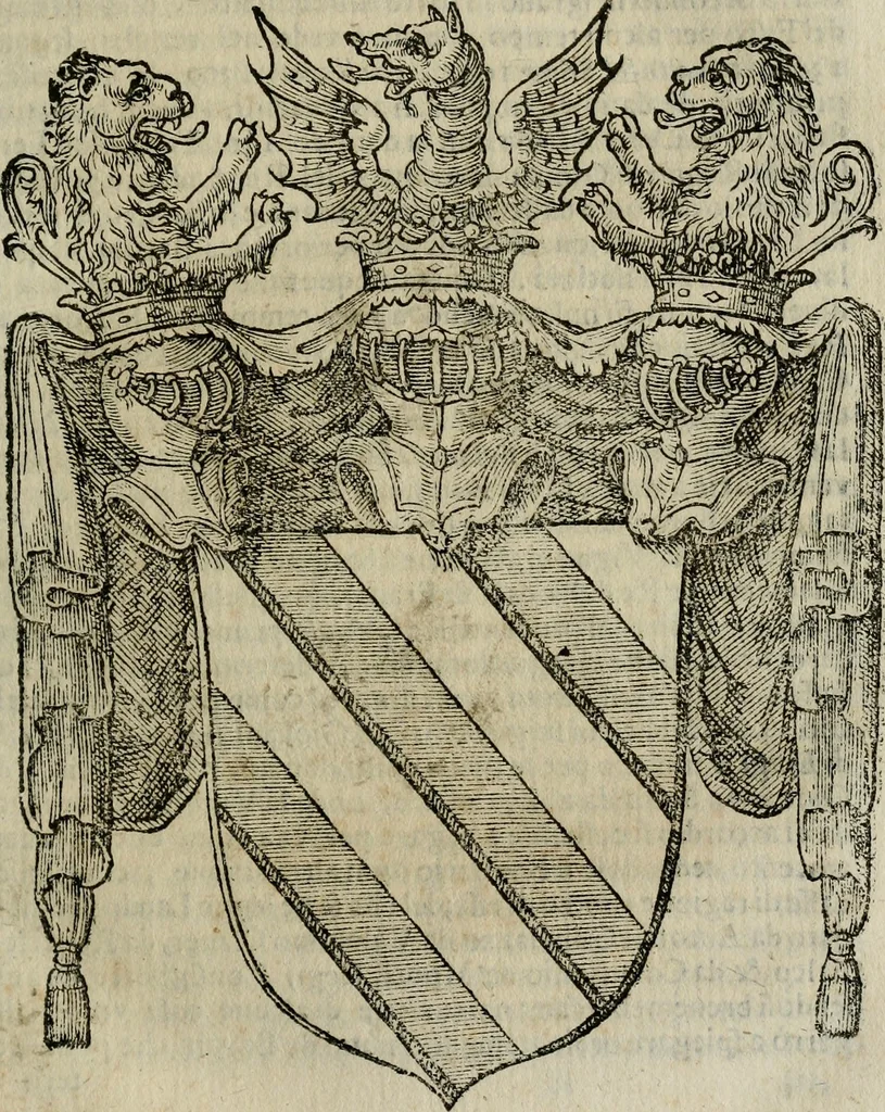 An illustration from Notizie di nobiltà, 1672, leaf 94