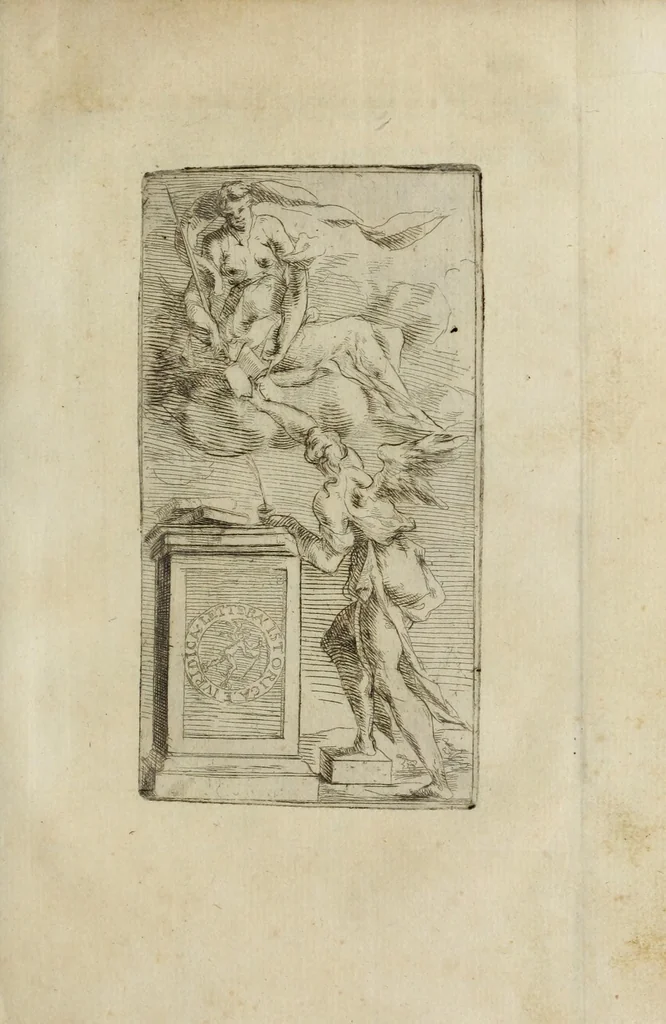 An illustration from Notizie di nobiltà : lettere, 1672, leaf 309