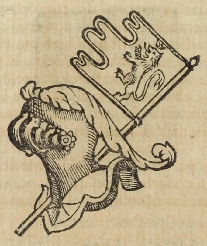 An illustration from Notizie di nobiltà : lettere, 1672, leaf 390