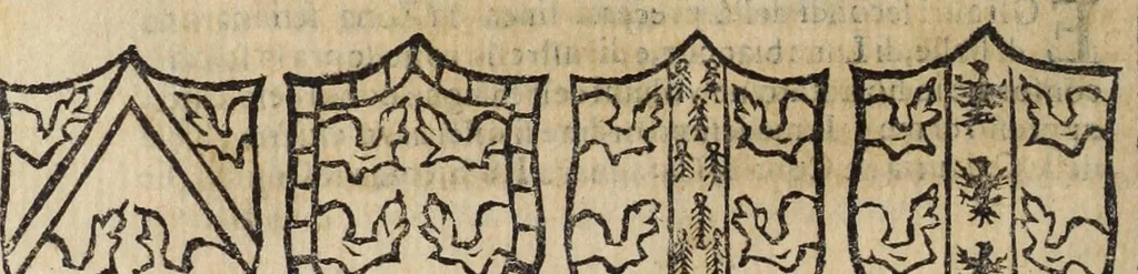 An illustration from Notizie di nobiltà : lettere, 1672, leaf 80