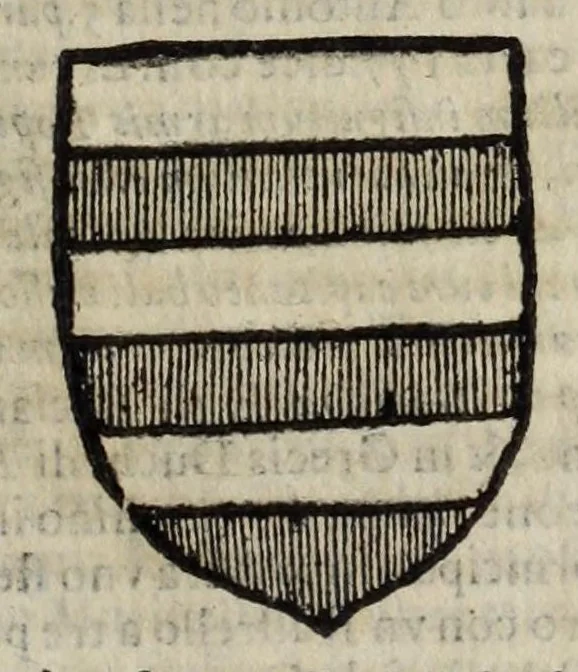 An illustration from Notizie di nobiltà : lettere, 1672, leaf 91