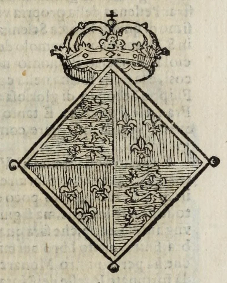 An illustration from Notizie di nobiltà : lettere, 1672, leaf 93