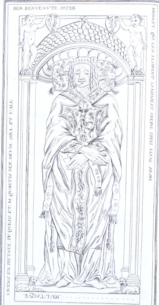 An illustration from Notizie istoriche delle chiese fiorentine, divise ne' suoi quartieri, 1754, leaf 162