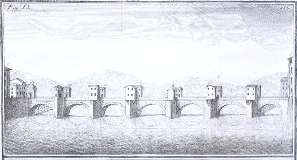 An illustration from Notizie istoriche delle chiese fiorentine, divise ne' suoi quartieri, 1754, leaf 185