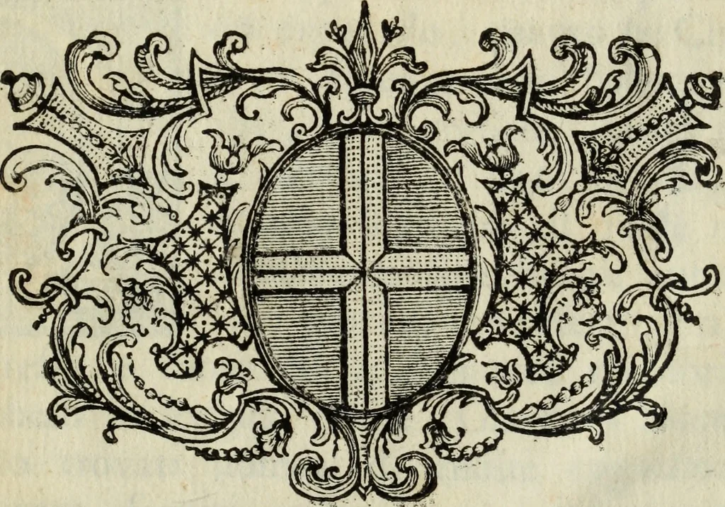 An illustration from Notizie istoriche delle chiese fiorentine, divise ne' suoi quartieri, 1754, leaf 2