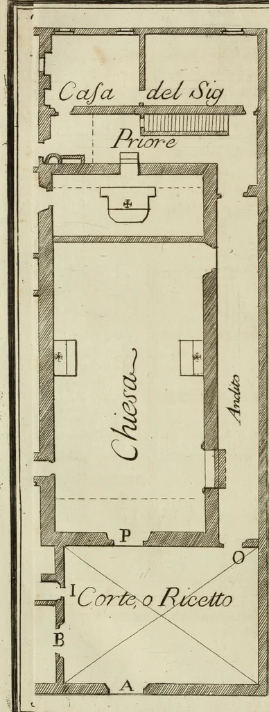 An illustration from Notizie istoriche delle chiese fiorentine, divise ne' suoi quartieri, 1754, leaf 325