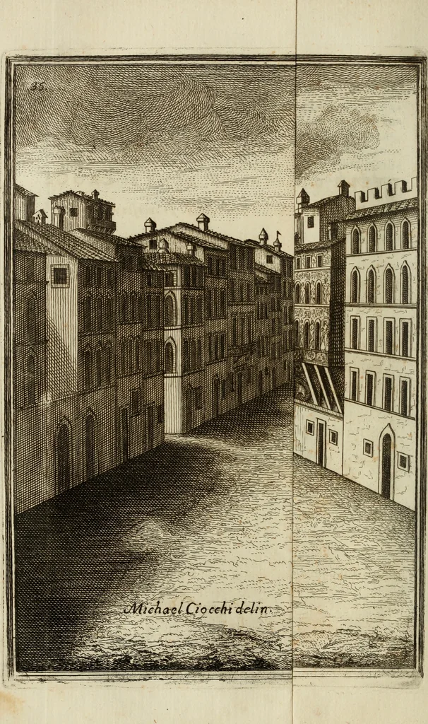 An illustration from Notizie istoriche delle chiese fiorentine, divise ne' suoi quartieri, 1754, leaf 49