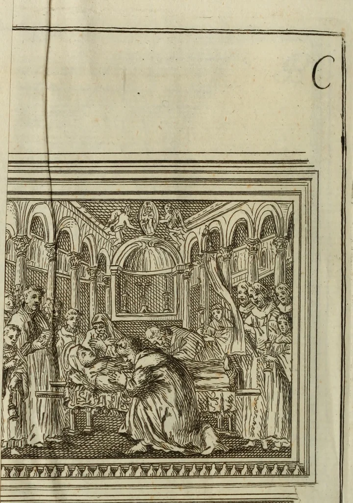 An illustration from Notizie istoriche delle chiese fiorentine, divise ne' suoi quartieri, 1754, leaf 75