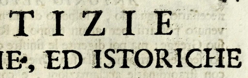 An illustration from Notizie letterarie, ed istoriche intorno agli uomini illustri dell'Accademia fiorentina, 1700, leaf 29
